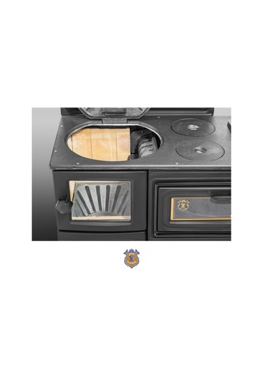 Erendemir EM804B-T Kuzine Siyah Şömine Tuğlalı Soba