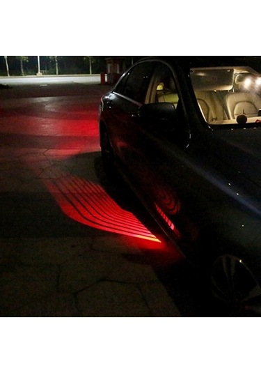 Wondernest 2 Adet Dc 8-36v Hayalet Gölge Melek Kanat Projeksiyon Lamba Araba Kapı Led Karşılama Işığı Kırmızı Kırmızı Işık