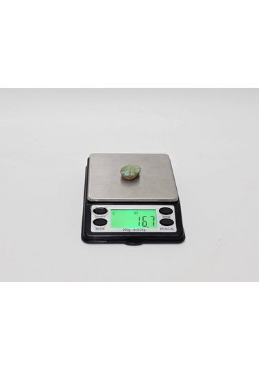 Doğal İran Nişabur Firuze Turkuaz Taşı 16,7 Karat - 3,30 Gram renkli