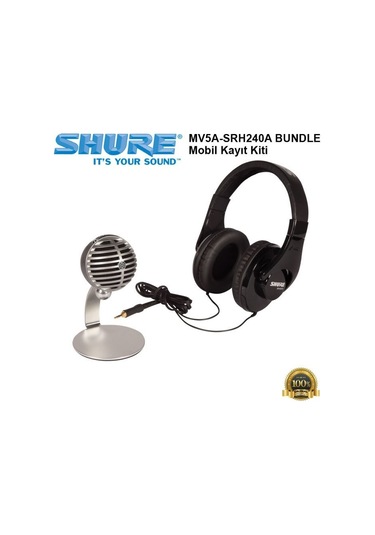 Shure Mv5a-Srh240a Bundle Mobil Kayıt Kiti