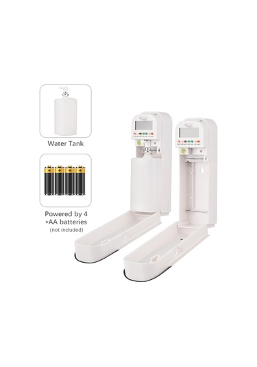 Duvara Monte Programlanabilir Hava Tazeleyici Otomatik Koku Spreyi Dağıtıcı 415ml Lcd Ekranlı Ev Otel Ofis İçin