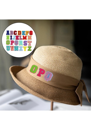 Suntek Alfabe Harfleri Yama Demir / Kot Şapka Gömlek Çok Renkli Yamalar Dikmek