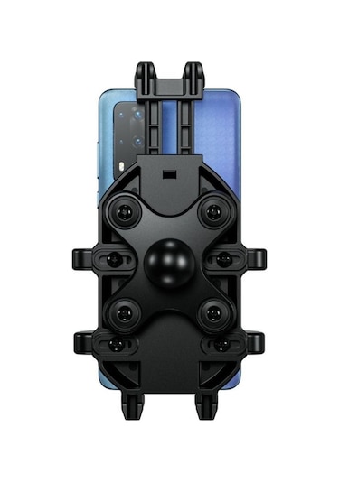 Nukrotech M20 Titreşim Modüllü Motosiklet Telefon Tutucu Siyah