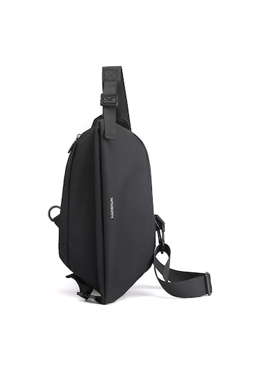 Erkekler İçin Şık Ve Pratik Omuz Çantası, Günlük Kullanım İçin Çok Fonksiyonlu Sırt Çantası, Spor Ve Seyahat İçin Uygun Siyah