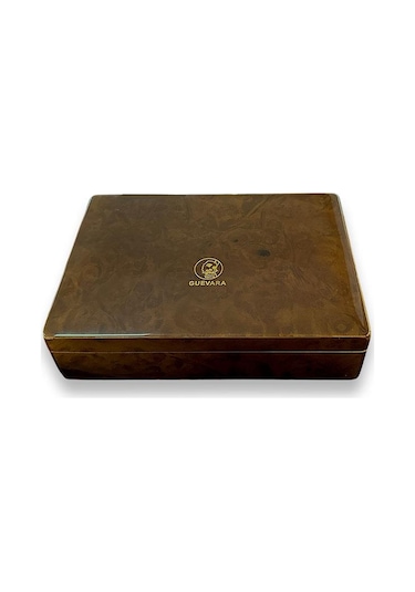 Guevara Sedir Mini Puro Kutusu Humidor Kahve 4s