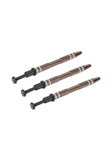 Lemestar 3 Adet Gümüş Renkli Takı Damla Tutucu - Kauçuk Tabanlı Dört Pençe, Hassas Tutma Özelliği, Piercing Ve Takı Çalışmaları İçin Uygun Diğer