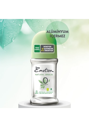 Emotion Natural Breeze Kadın Deodorant 150 ML + Roll-On 50 ML + Blade Green Dream Erkek Deodorant 150 ML + Green Dream Roll-On 50 ML