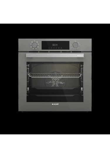 Arçelik Steam Grion AFC 341 G - OCD T 651 EG  - ADE 606-2 G Gri Cam Ankastre Set