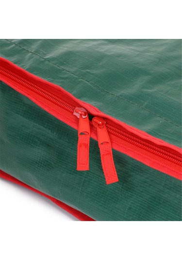 Geekyou Noel Paket Kağıdı Depolama Kutusu - Su Geçirmez Pe Malzeme, Ayarlanabilir Kemer Ve Pencereli Cep, Yatak Altı Saklama, Hediyelik Kağıt Ve Dekorasyonları Düzenle Yeşil