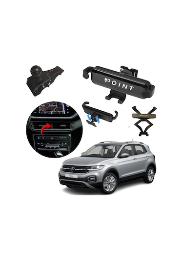 Vw T-cross Araca Özel Cep Telefon Tutacağı Robotik Oynar Başlıklı 2022 Sonrası Profesyonel Ürün