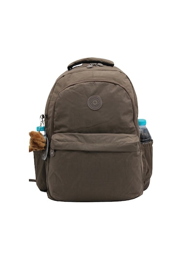 Krinkıl Su Geçirmez Kumaş Unisex Okul Çantası 2200 Vizon