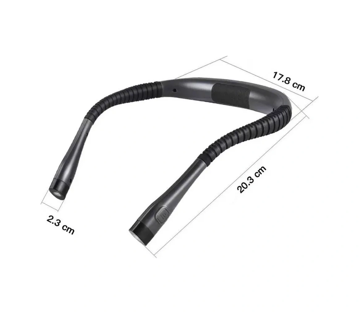 Vershına Kulaklık İle Kullanılabilir Kablosuz Led Boyun Lamba 398403896 Gri