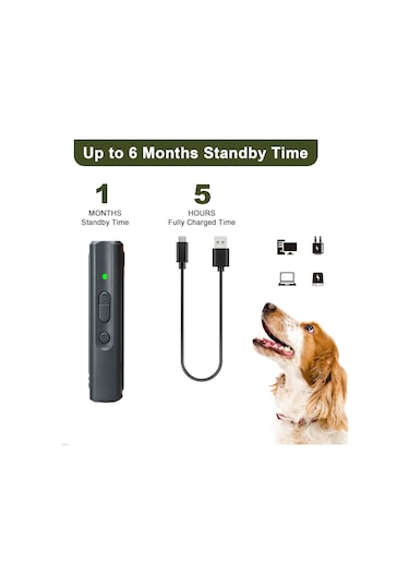 Moveevo Ultrasens Köpek Caydırıcı - Şarjlı Portatif Tasarım Led Işık & Ultrasonik