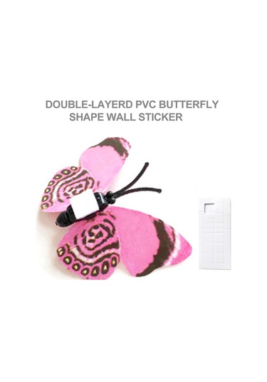 Tenfowee 12 Adet İki Katlı 3d Pvc Kelebek Duvar Sticker, Renkli Dekoratif Magnetlı Duvar Tablo, Çocuk Odası Bahçe Dekoru Hediyelik Renkli