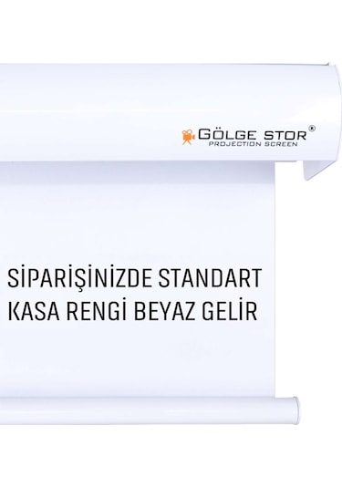 Gölge Stor En150cm Boy160cm Projeksiyon Perdesi Motorlu Hd 4k 8k