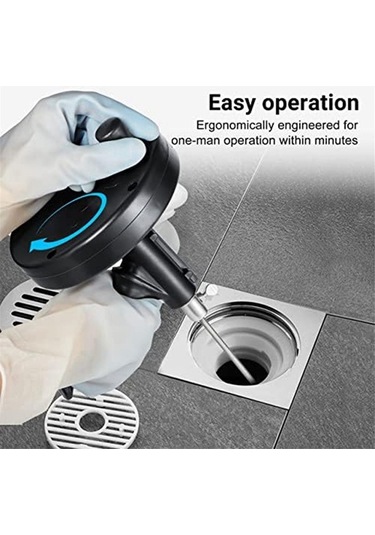 Flybuy Ve Tipi Temizleme Eldivenli Mutfak Banyo Aleti, Boru Black, Dayanıklı Black