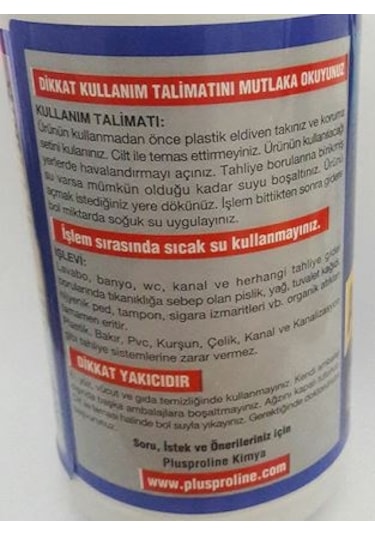Plus Proline Sıvı Lavabo Açıcı 1