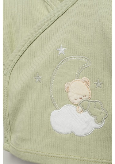 Sweet Dreams Desenli 10 Parça Kutulu Yenidoğan Hastane Çıkışı Zıbın Seti Yeşil