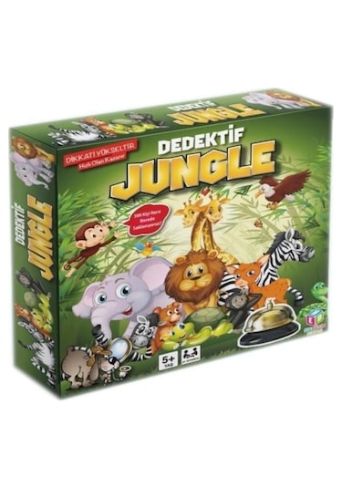 Dedektif Jungle Eğitici Dikkat Oyunu Zeka Geliştirici