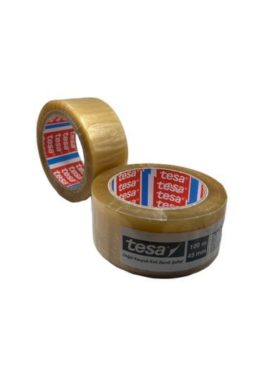 Tesa 4263 Doğal Kauçuk Koli Bandı Şeffaf 100M x 45 Mm.