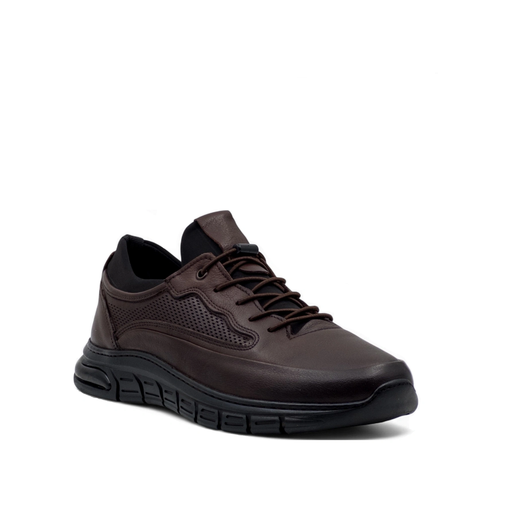 Voyager 1036 Erkek Hakiki Deri Ayakkabı Kış Kahverengi