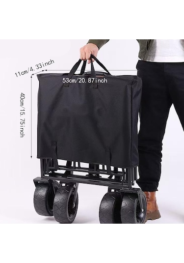 Homyl Bahçe Aksesuarları Açık Hava Için Taşınabilir Vagon