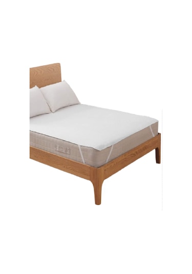 Mycey Sıvı Geçirmez Micro Alez 200x200 Cm Çift Kişilik Yatak Koruyucu Beyaz