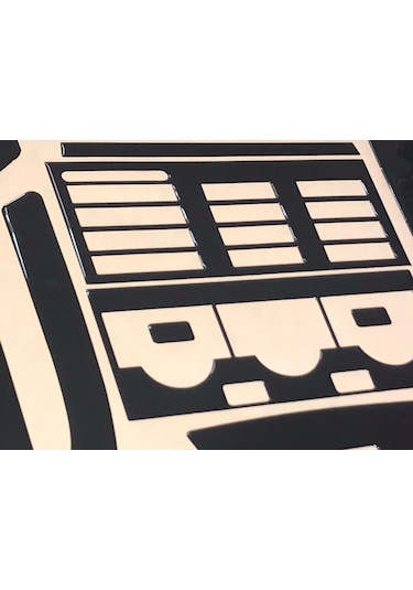 Volkswagen Lt Volt / Sprinter Konsol-torpido Kaplama 1995-2006 17 Parça-piano Black Piano Black