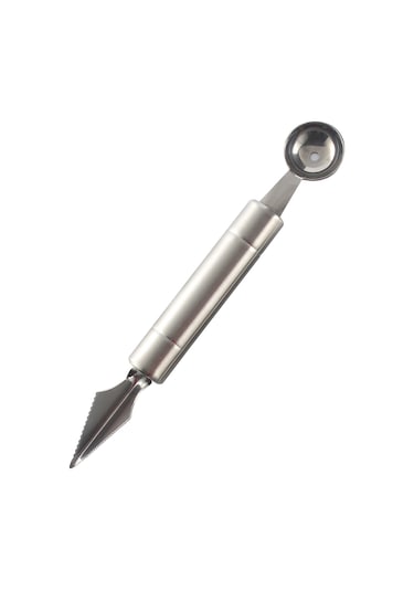 Neevoyu Stainless Steel Çift Uçlu Meyve Topu Ve Oyma Bıçağı - Pratik Mutfak Aleti, Elma, Karpuz, Dondurma İçin Diğer