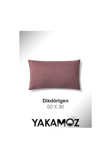 Br Yakamoz Lavanta Pembesi Kırlent , Yastık Kılıfı Kadife Görünümlü Velvet Touch Serisi Lavanta Pembesi