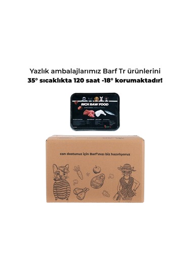 Barftr Rıch Raw Food 8 KG Yetişkin Köpek Maması 8 x 1 KG