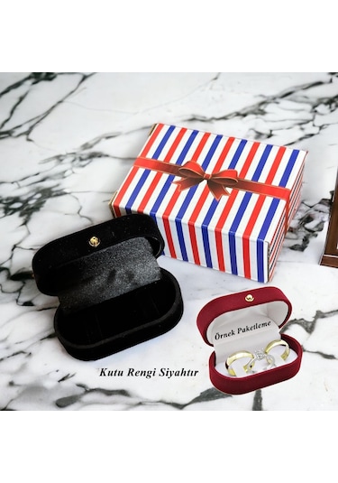 8 Mm Düz Gümüş Alyans Çifti Söz Yüzükleri Tektaş Hediye Wr63D