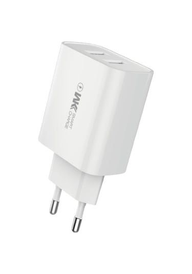 WK WP-U51 2.1A Hızlı Şarj Çift USB Bağlantı Noktalı Şarj Cihazı