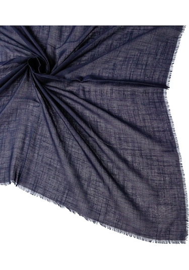 Enba Flamlı Yazma %100 Pamuk Nefes Alan Doğal Kumaş Lacivert