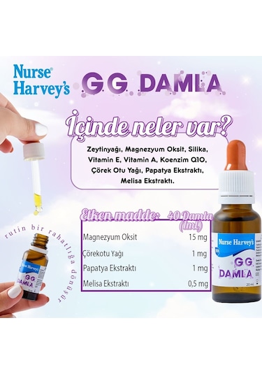 Nurse Harvey's Gg Damla 20 Ml 3 Adet
