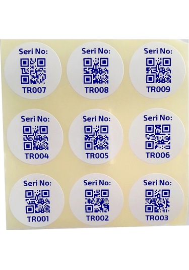 Sayı Etiketi Sayı Sticker Numara Etiketi 1'den 100'e Kadar Mavi