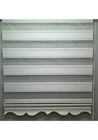 Bbb Pliseli Simli Renk Geçişli Modern Stor Zebra Perde Mz280