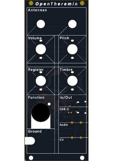 Open Theremin V4 Müzik Aleti Devre Kartı