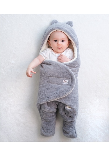 Owlishop Owli Dış Kundak 0-6 Ay Açık Gri