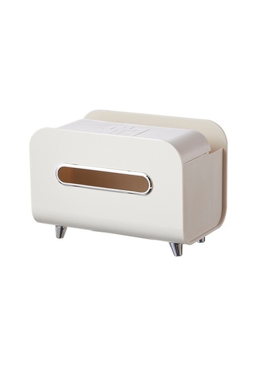 Springsun Mutfak Ve Oturma Odası Kullanıma Uygun Çok Fonksiyonlu Tissue + Kumanda Tutucu Sakura Pembe Light Luxury Stil Masaüstü Organizer Kutusu