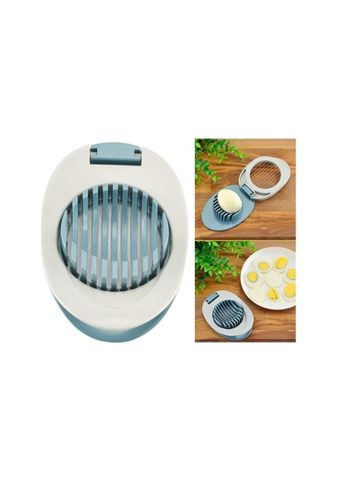 Suntek Paslanmaz Çelik Doğrama Bölmesi Yumurta Kesici Tel Mavi