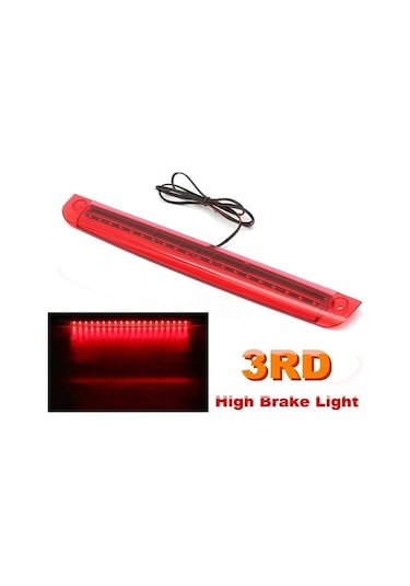 Novahub Yüksek Universal Stop Motosiklet Led Lambası Kuyruk Kırmızı Fren Dağı Araç 3rd 20 12v Dx