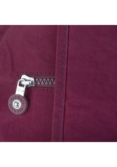 Nas Bag Unisex Büyük Boy Zararlı Kimyasal İçermeyen Waterproof Sırt Çantası Bordo Bordo