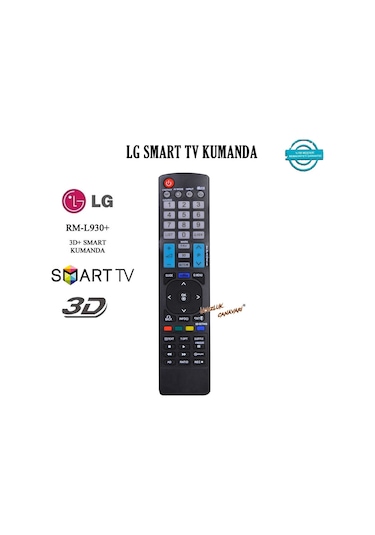 LG Uyumlu Rm-L930+ 3D Smart Lcd Led Tv Kumandası Q.Menü Tuşlu