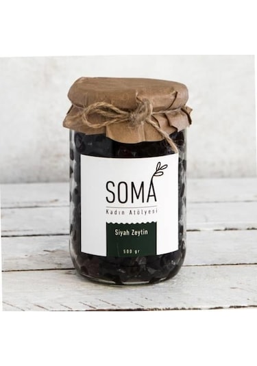 Siyah Zeytin Boyasız Katkısız 500gr-2651