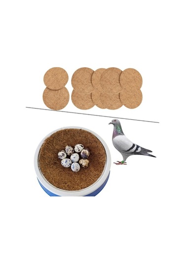 Trendooze Homyl Tavuk Yuvalama Pedleri İçin 20cm'lik Hindistan Cevizi Malçı