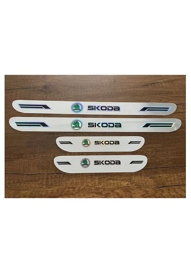 Skoda Aynalı Kapı Eşiği 4'lü Set