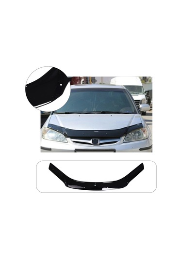 Honda Civic Uyumlu 2000-2006 Abs Kaput Rüzgarlığı