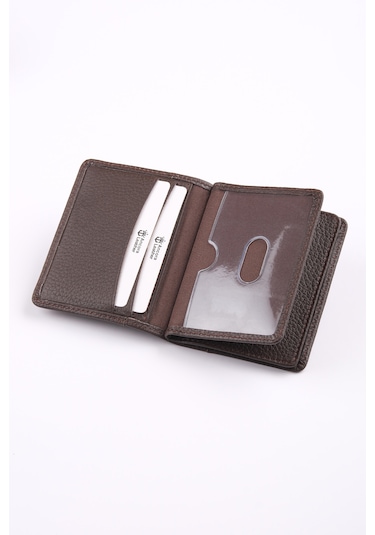 Ancora Leather Hakiki Deri Kartlık-26207 Kahve
