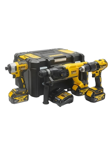 Dewalt DCK369M3T 18V XR 3x4.0AH Kömürsüz 3 Parça Kit